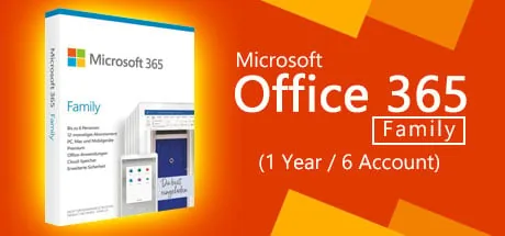 Microsoft 365 Family (1 Year / 6 Account)