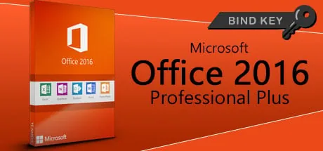 Microsoft Office 2016 Professional Plus Bind Key