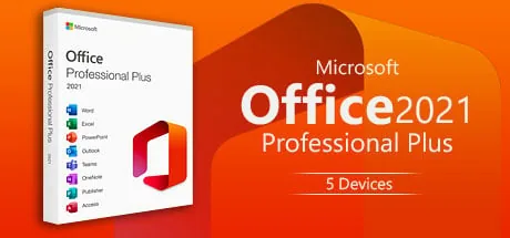 Microsoft Office 2021 Professional Plus - 5 Devices